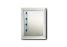Load image into Gallery viewer, 55-3D -TRIANGLES FRAMED DECORATIVE MIRROR