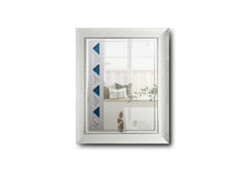 Load image into Gallery viewer, 55-3D -TRIANGLES FRAMED DECORATIVE MIRROR