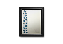 Load image into Gallery viewer, 49-BRICE BLUE FRAMED DECORATIVE MIRROR