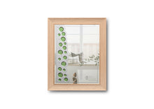Load image into Gallery viewer, 129-BRICE GREEN FRAMED DECORATIVE MIRROR