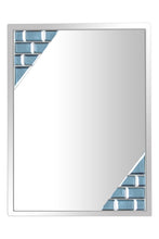Load image into Gallery viewer, BLUE BRICKS FRAMELESS DECORATIVE MIRROR