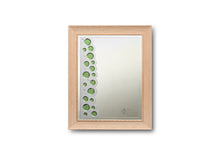 Load image into Gallery viewer, 129-BRICE GREEN FRAMED DECORATIVE MIRROR
