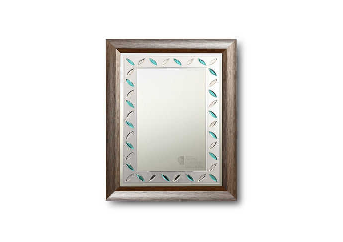 145-COLLIER FRAMED DECORATIVE MIRROR