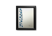 Load image into Gallery viewer, 49-BRICE BLUE FRAMED DECORATIVE MIRROR
