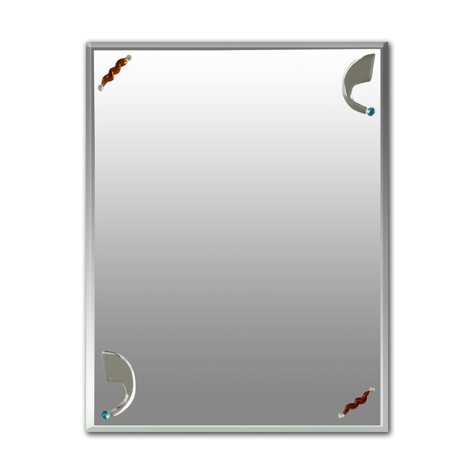 BARCLAY FRAMELESS DECORATIVE MIRROR